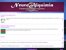 Tablet Screenshot of neuroalquimia.com